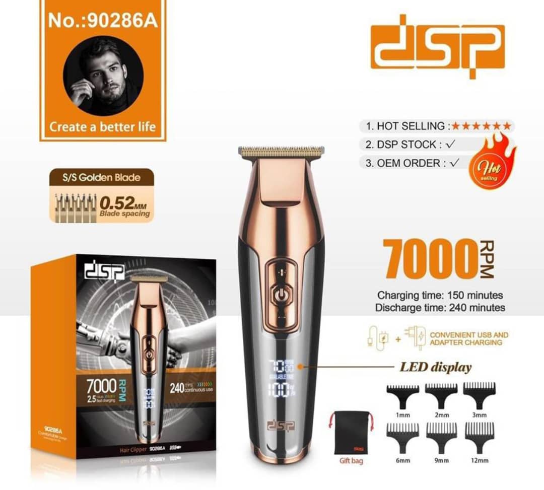 ماشین اصلاح دی اس پی 7000 طلایی dsp کد:90286A